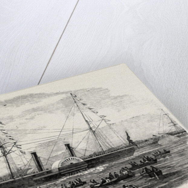 Launch of the Australian Steamship Pacific at Millwall 1854 by Anonymous