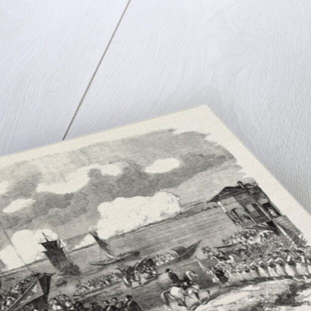 Oltenitza from Turtukai 1854 by Anonymous