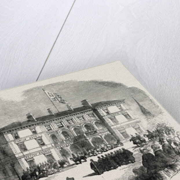 Her Majesty's Visit to Hull and Grimsby: The Queen at the Station Hotel at Hull 1854 by Anonymous