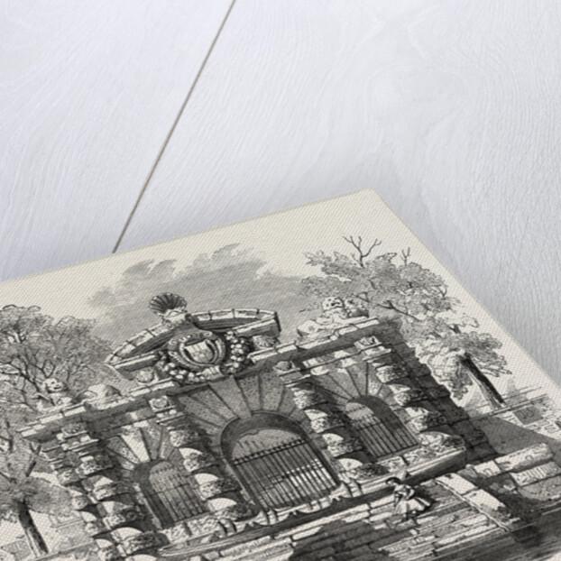 The Water-Gate of York House Buckingham Street Strand London 1854 by Anonymous