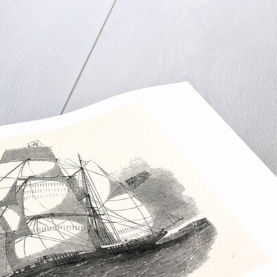The Sunderland Clipper Barque Flying Dragon 1854 by Anonymous
