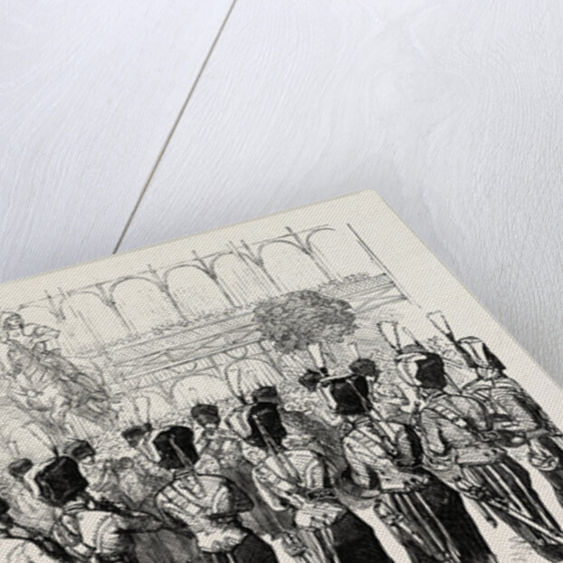 Fete at the Crystal Palace the Guides' Band 1854 by Anonymous