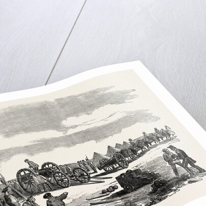 The Crimean War: Siege of Sebastopol: Preparing a Train for the Trenches 1854 by Anonymous