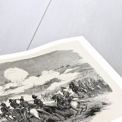 The Crimean War: Bombardment of Sebastopol. General Sir De Lacy Evans and Staff 1854 by Anonymous