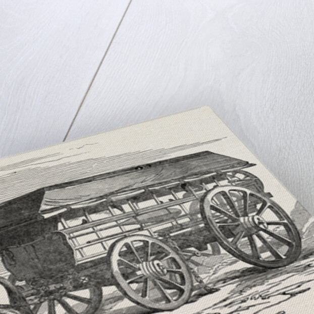 The Crimean War: Electric Telegraph for the Seat of War: The Waggon 1854 by Anonymous