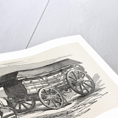 The Crimean War: Electric Telegraph for the Seat of War: The Waggon 1854 by Anonymous