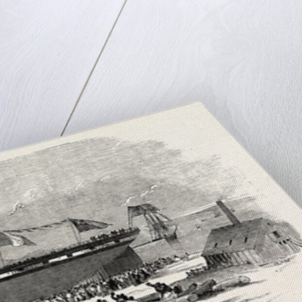 Launch of the Napoleon III at Ardrossan by Anonymous