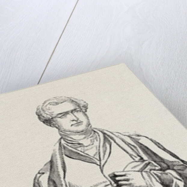 Marble Statue of the Late Sir Robert Peel (Noble Sculptor) Placed in St. George's Hall Liverpool 1854 UK by Anonymous