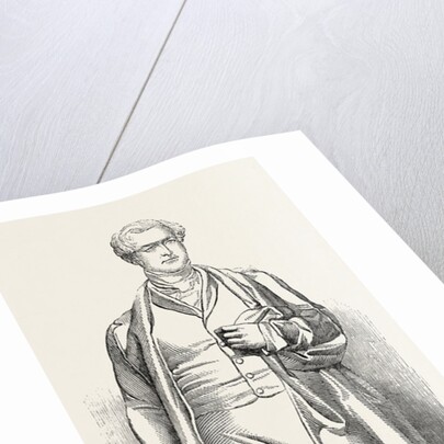 Marble Statue of the Late Sir Robert Peel (Noble Sculptor) Placed in St. George's Hall Liverpool 1854 UK by Anonymous