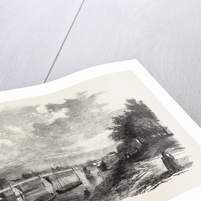 New Bridge Over the Severn at Upton 1854 by Anonymous
