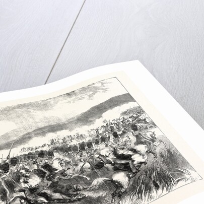 The Crimean War: The Action at Balaclava: Charge of the Scots Greys October 25 1854 by Anonymous