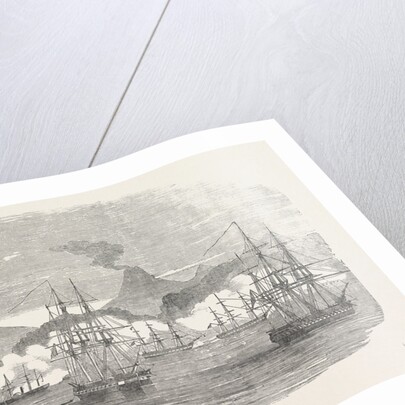 The Crimean War: Naval Attack on the Russian Fort of Petropaulovski 1854 by Anonymous