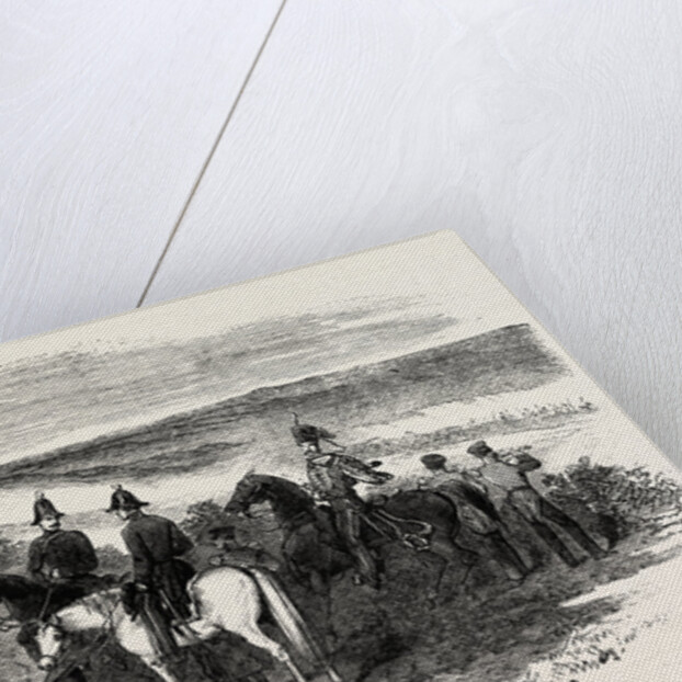 The Crimean War: Sortie of the Russians from Sebastopol General Sir De Lacy Evans and Staff 1854 by Anonymous
