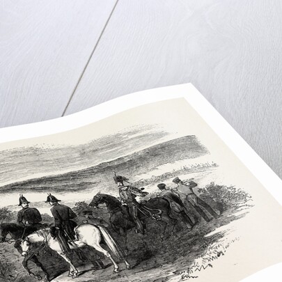 The Crimean War: Sortie of the Russians from Sebastopol General Sir De Lacy Evans and Staff 1854 by Anonymous