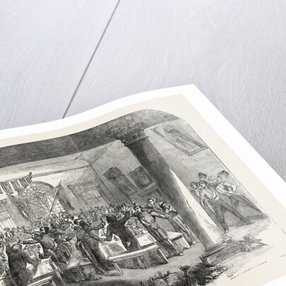 The Crimean War: Dejeuner to the 89th Regiment in the Town-Hall at Waterford Previous to Their Departure for the Crimea 1854 by Anonymous