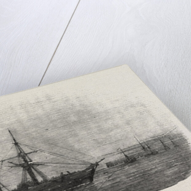 The Crimean War: The Europa Steamship Leaving Kingstown with the 90th Regiment on Board for the Seat of War 1854 by Anonymous