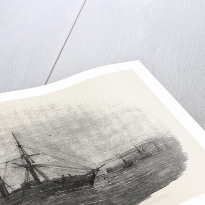 The Crimean War: The Europa Steamship Leaving Kingstown with the 90th Regiment on Board for the Seat of War 1854 by Anonymous