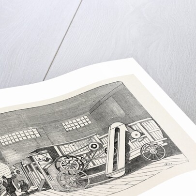 Portable Steam Engines and Thrashing Machines at the Smithfield Club Cattle Show by Anonymous