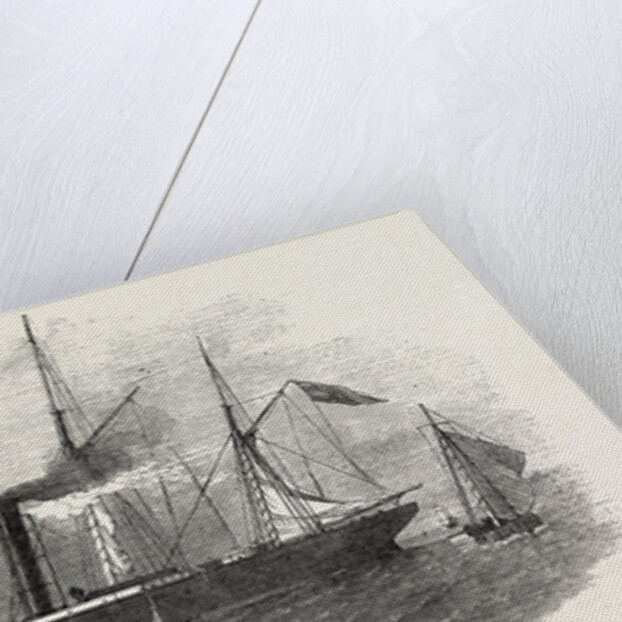 The Nile Screw Steamship Wrecked Off Godrevy Point 1854 by Anonymous