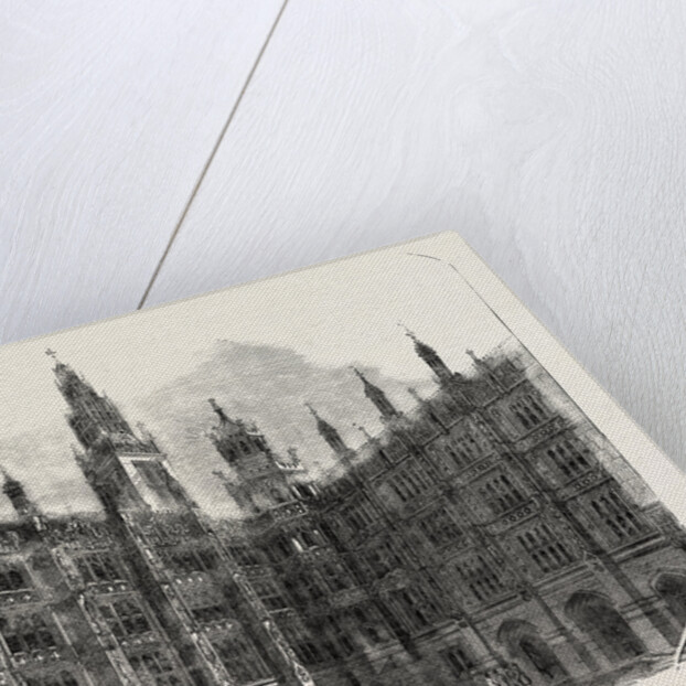 The New Houses of Parliament Entrance to the Star-Chamber Court New Palace-Yard London UK 1854 by Anonymous