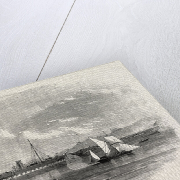 The Storm in the Crimea: Wrecks of the Caduceus and the Steamer Melbourne. 1854 by Anonymous