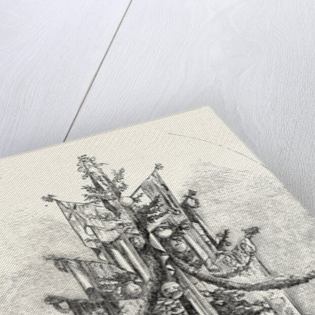 Gigantic Christmas Tree at the Crystal Palace Sydenham UK 1854 by Anonymous