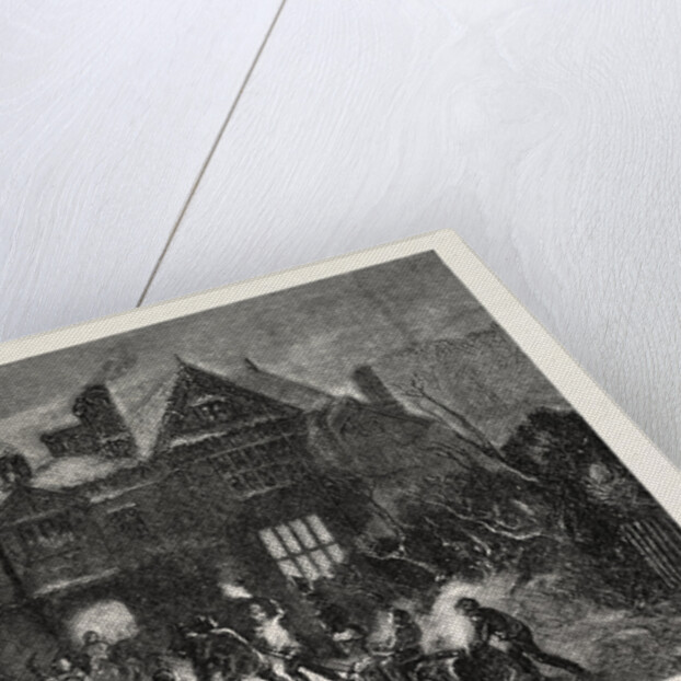 Bringing Home the Yule Log by Anonymous