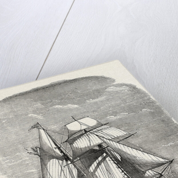 Spanish Vessel Arriving with Christmas Fruit 1854 by Anonymous