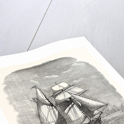 Spanish Vessel Arriving with Christmas Fruit 1854 by Anonymous