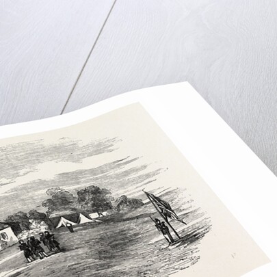 The Crimean War: Headquarters of Lord Raglan Near Balaclava 1854 by Anonymous
