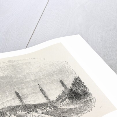 The Crumlin Viaduct on the Western Valley Railway 1854 UK by Anonymous