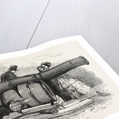Gun and Mortar from Bomarsund at the Crystal Palace 1854 by Anonymous