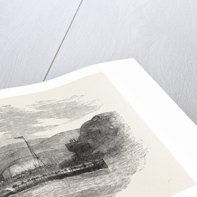 The Four-Paddle-Wheel Danube Steamer Tachtalia. 1854 by Anonymous
