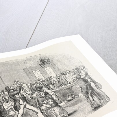 The Crimean War: Navvies Leaving for the Crimea at the North-Western Railway Terminus Euston Square London UK 1854 by Anonymous