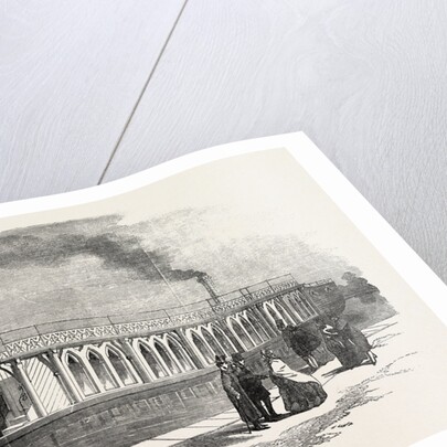 New Barge of the Oxford University Boat Club, 1855 by Anonymous