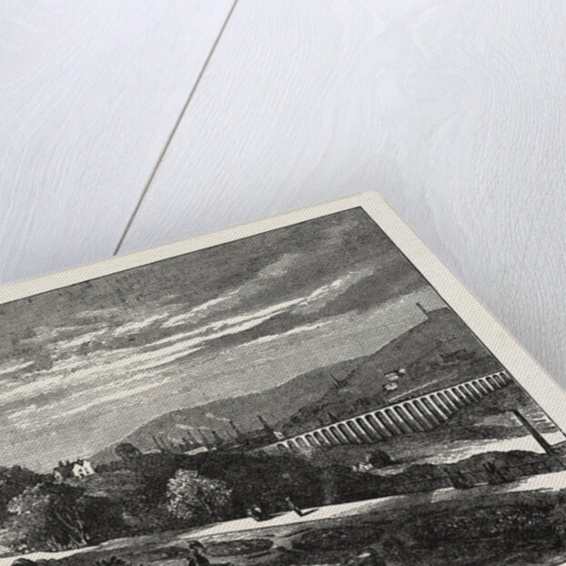 Entrance to Beaumont Park from the Town, Huddersfield, UK, 1883 by Anonymous