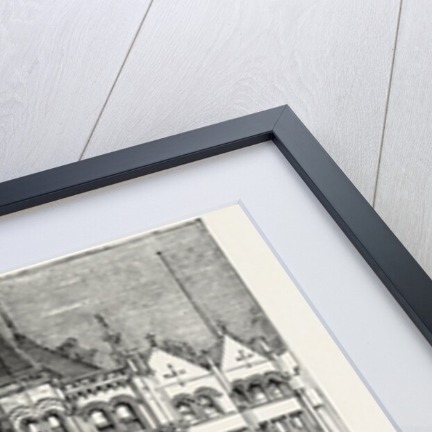 Street View Looking Towards Railway Station, Huddersfield, UK, 1883 by Anonymous