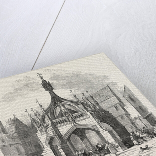 The Poultry-Cross, at Salisbury, Restored, UK, 1853 by Anonymous