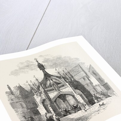 The Poultry-Cross, at Salisbury, Restored, UK, 1853 by Anonymous