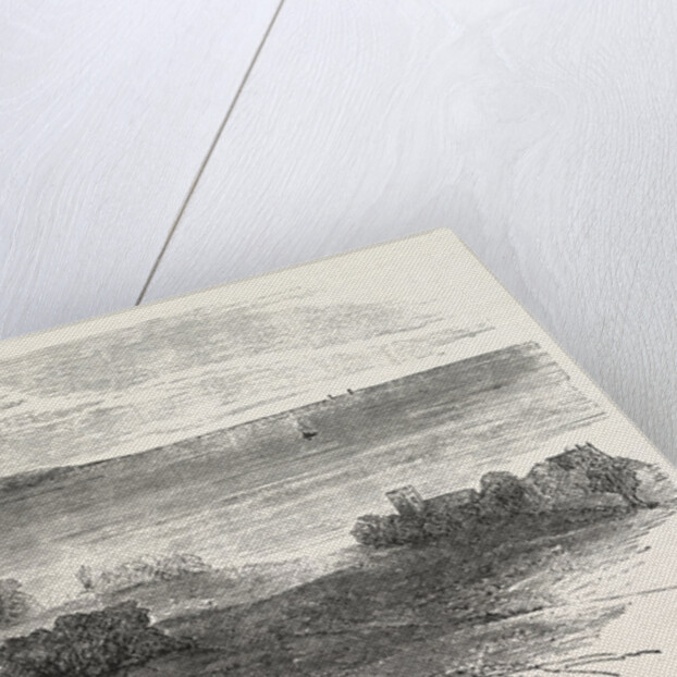 Seaham Hall, and Old Church, 1853 by Anonymous