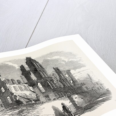 Remains of Mill after the Fire, at Halifax, UK, 1853 by Anonymous