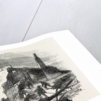 Remains of the Pavilion Theatre, after the Fire, Whitechapel, London, 1856 by Anonymous