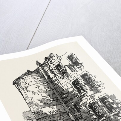 The British Association at Dundee: Old Houses, Fish Street, UK, 1867 by Anonymous