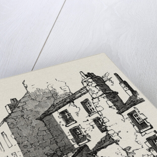 The British Association at Dundee: Houses in Overgate, UK, 1867 by Anonymous