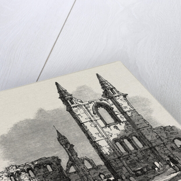 The British Association at Dundee: Cathedral of St. Andrew's, UK, 1867 by Anonymous