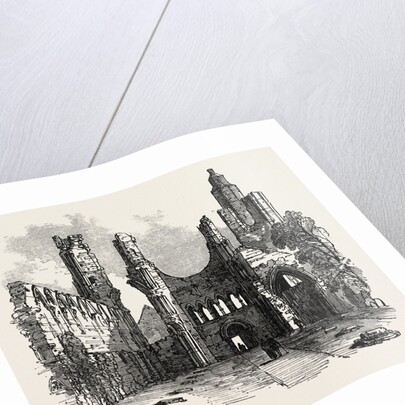 The British Association at Dundee: Arbroath Abbey, UK, 1867 by Anonymous