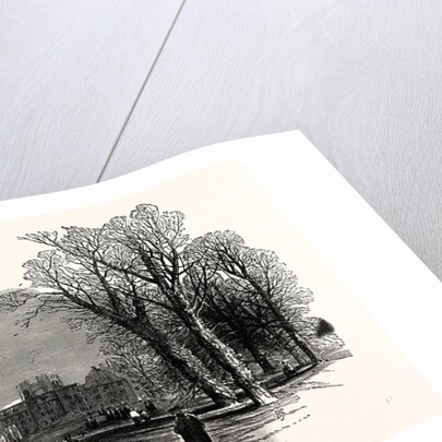 The Cambridge Chancellorship Election: St. John's College (Earl Powis's) from the Garden, UK, 1847 by Anonymous