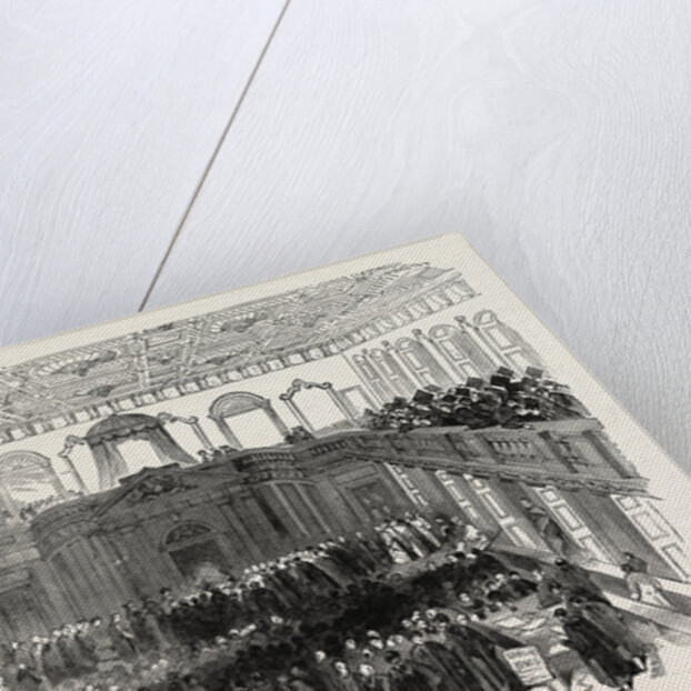 The Cambridge Chancellorship Election: Interior of the Senate House. The Election. UK, 1847 by Anonymous