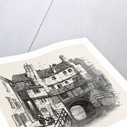 Lincoln: Old Houses, UK, 1869 by Anonymous