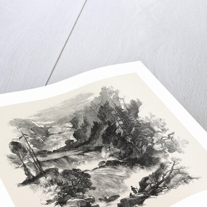 The Canadian Red River Exploring Expedition: Great Falls on Little Dog River, at Great Dog Portage, 1858 by Anonymous